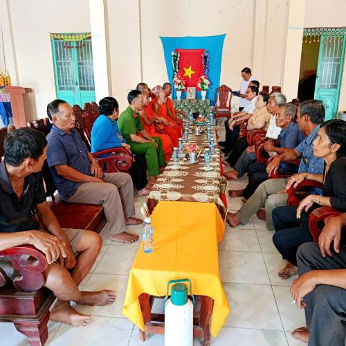 Xã Vĩnh Hòa Hưng thăm chúc tết Chôl Chnăm Thmây chùa lục phi